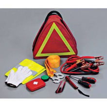 Car Safety Kit with Warning Triangle